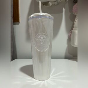 Starbucks White Pearl Tumbler